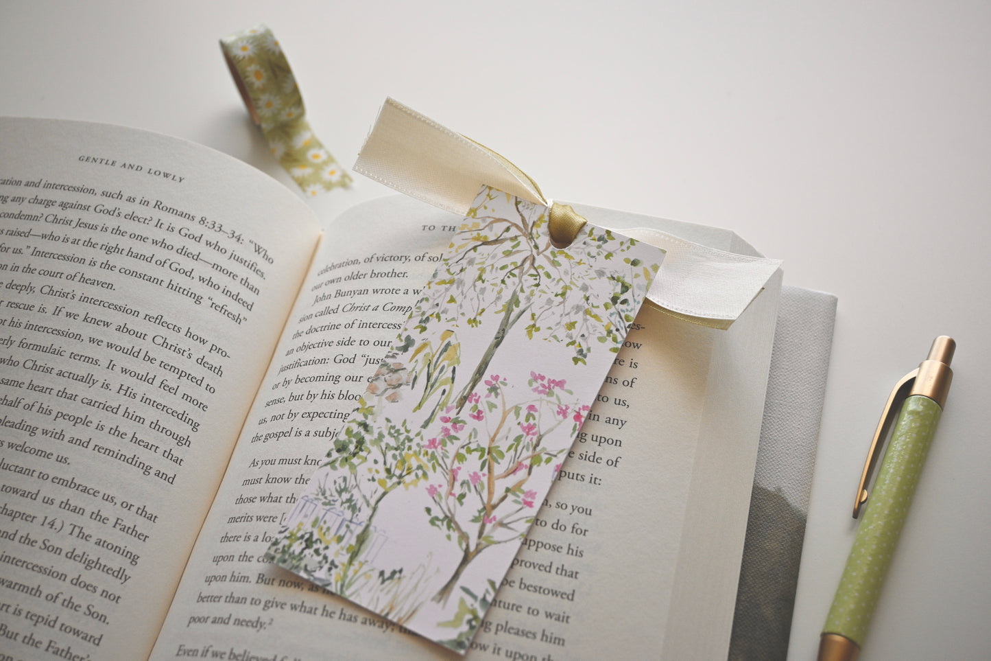 Lamentations 3:21-24 | Handmade Bookmark | English & Spanish