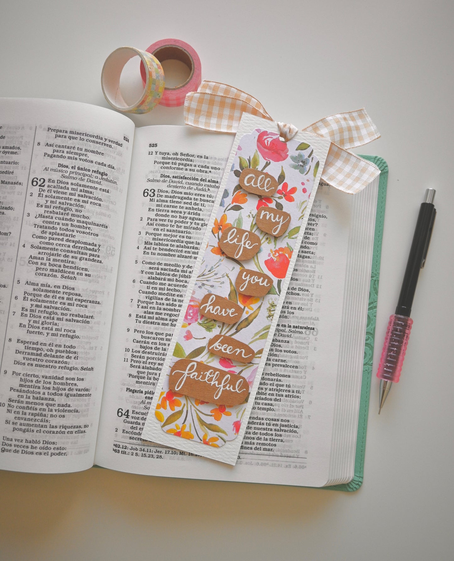 Faithful | Handmade Bookmark