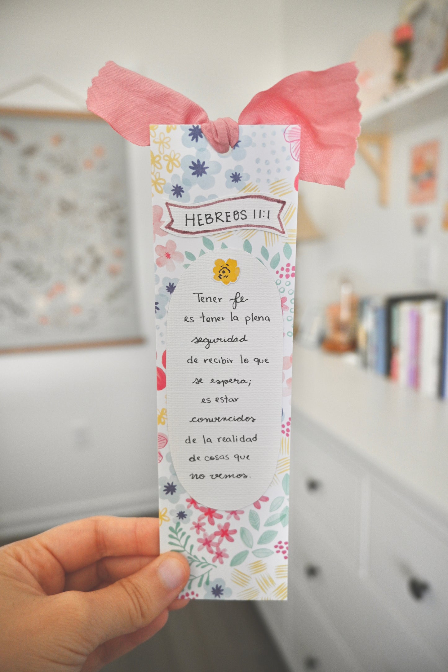 Hebreos 11:1 | Handmade Bookmark