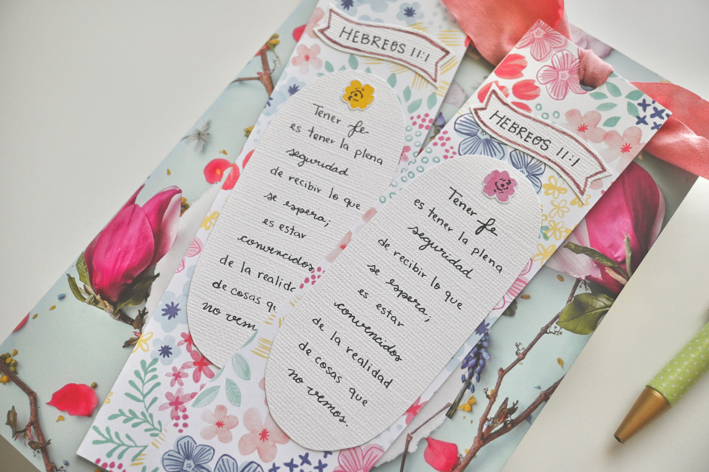 Hebreos 11:1 | Handmade Bookmark