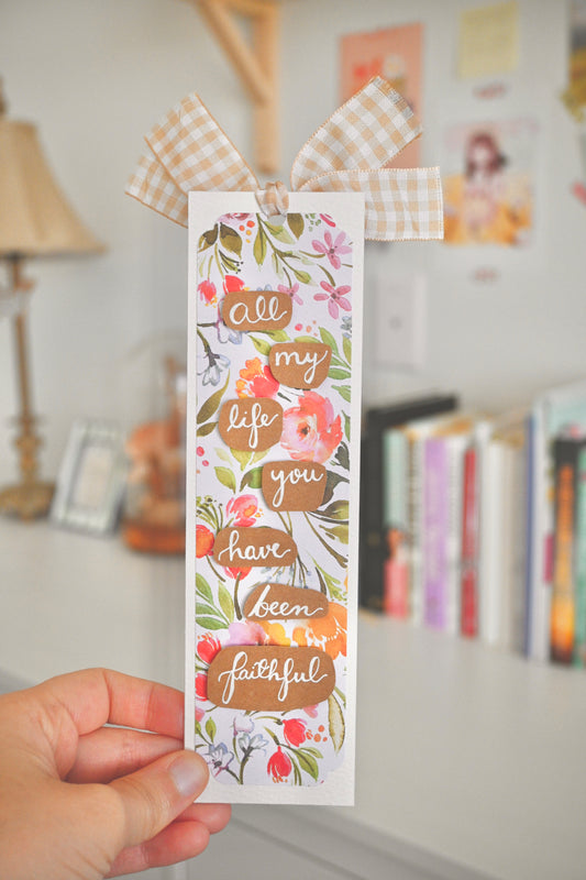 Faithful | Handmade Bookmark